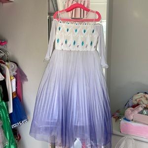 White Elsa -ish Costume